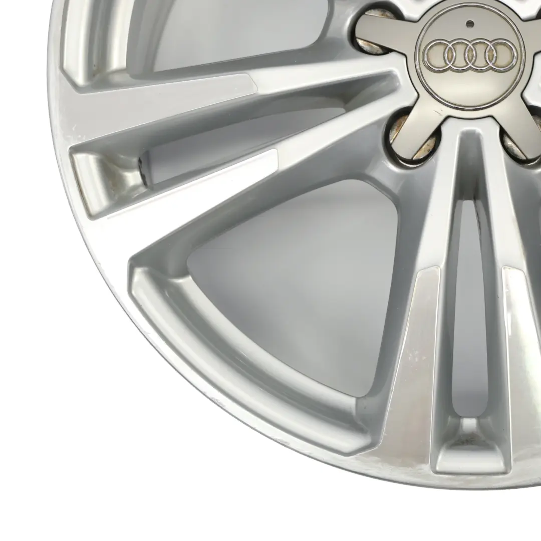 Audi A3 8V Silberne Alufelge 18" ET:51 7,5J Doppelsternspeiche 8V0601025CA