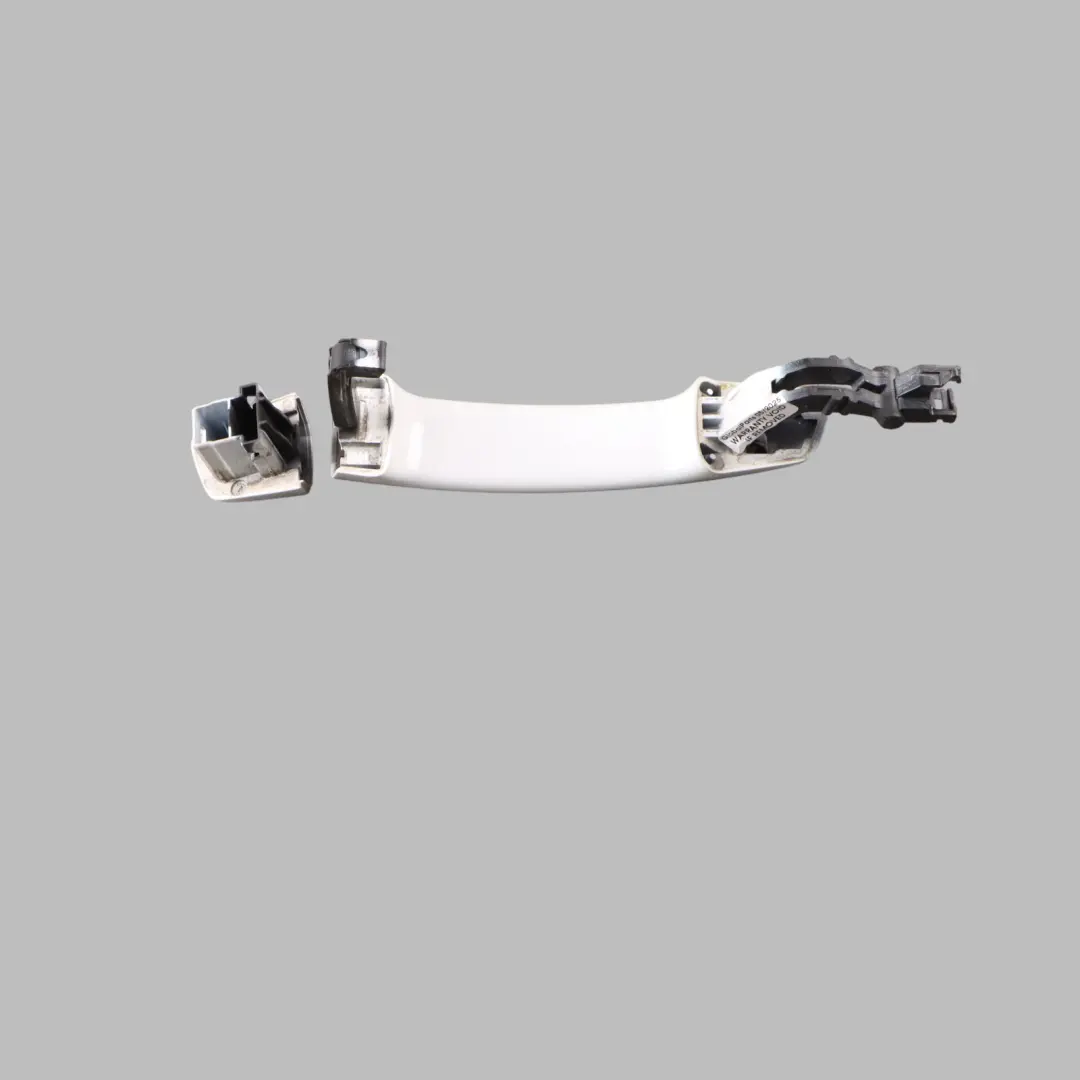 Audi A3 8V Door Handle Rear Left N/S 8V0837205A Glacier White Pearl - S9R
