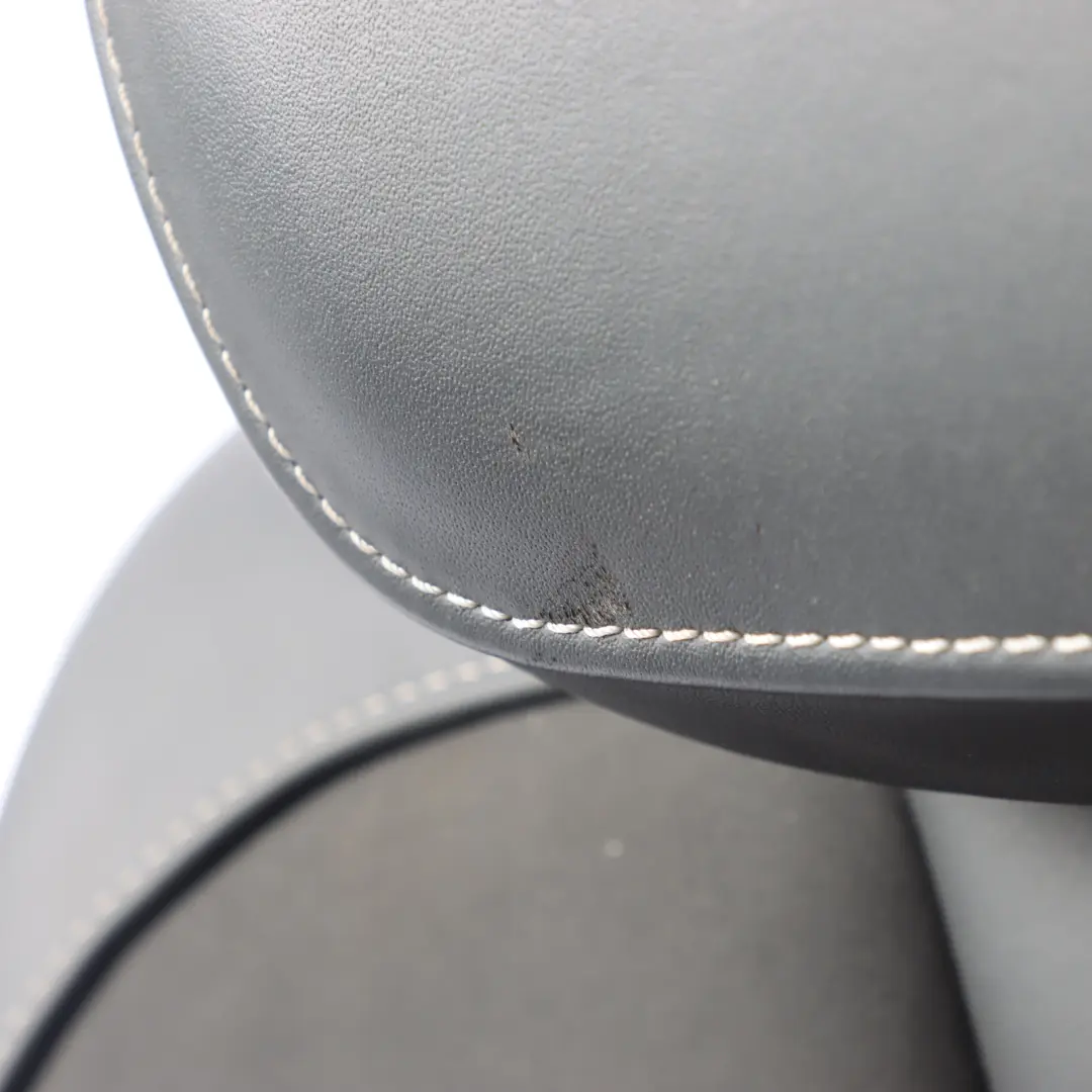 Rear Seat Backrest Audi A3 S3 8V Cover Cushion Left N/S Leather Soul Schwarz