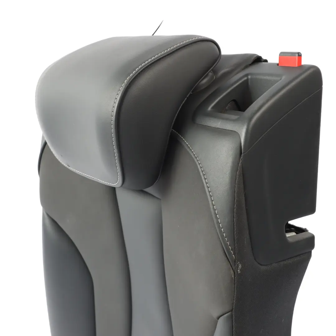 Rear Seat Backrest Audi A3 S3 8V Cover Cushion Left N/S Leather Soul Schwarz