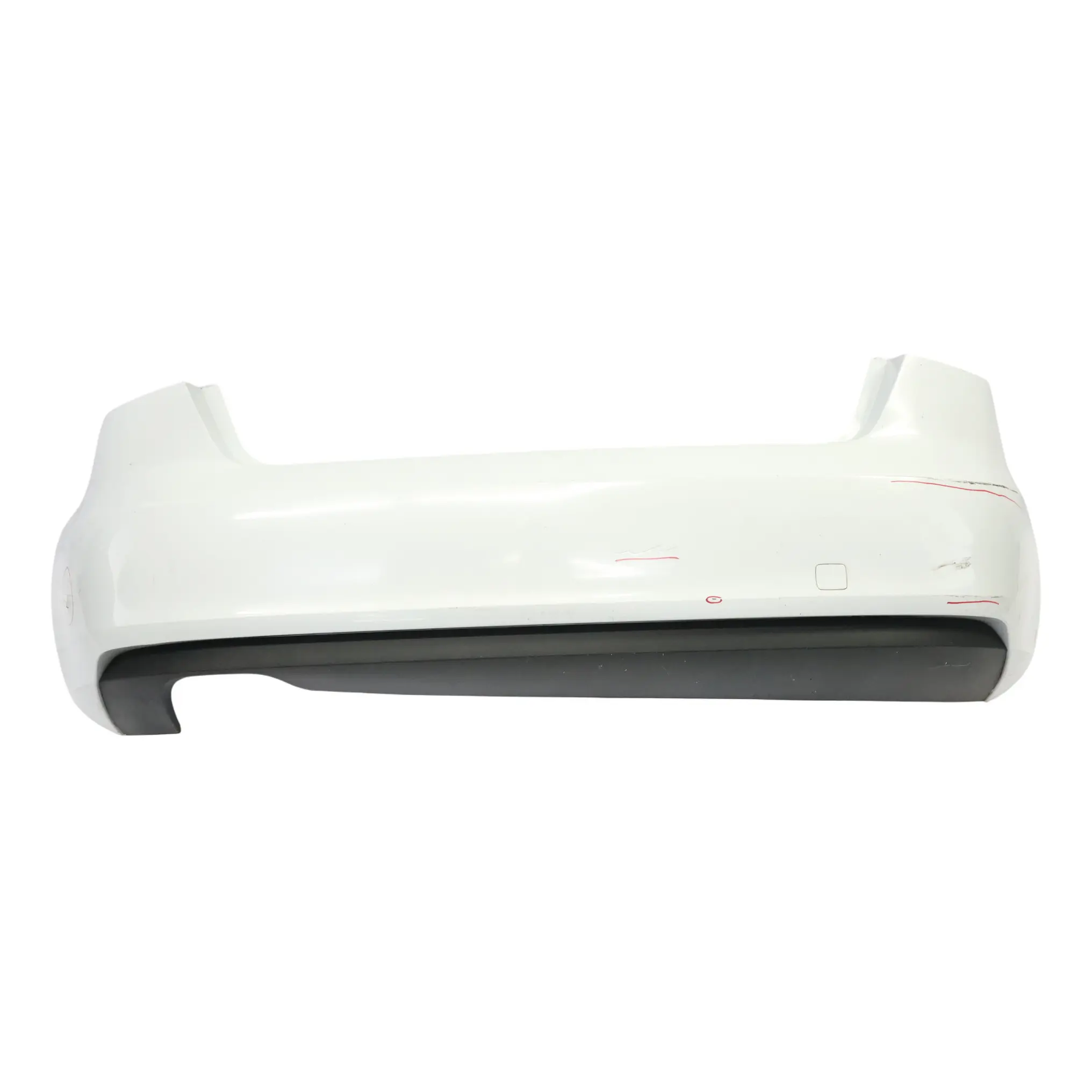 Audi A3 8V Rear Bumper Trim Panel Covering Glacier White Pearl - S9R