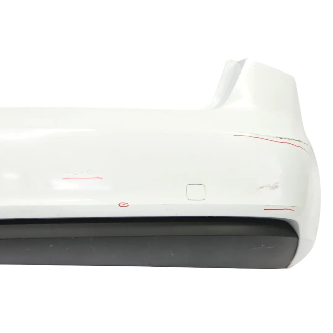 Audi A3 8V Rear Bumper Trim Panel Covering Glacier White Pearl - S9R