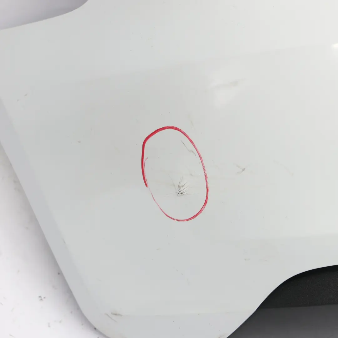 Audi A3 8V Rear Bumper Trim Panel Covering Glacier White Pearl - S9R