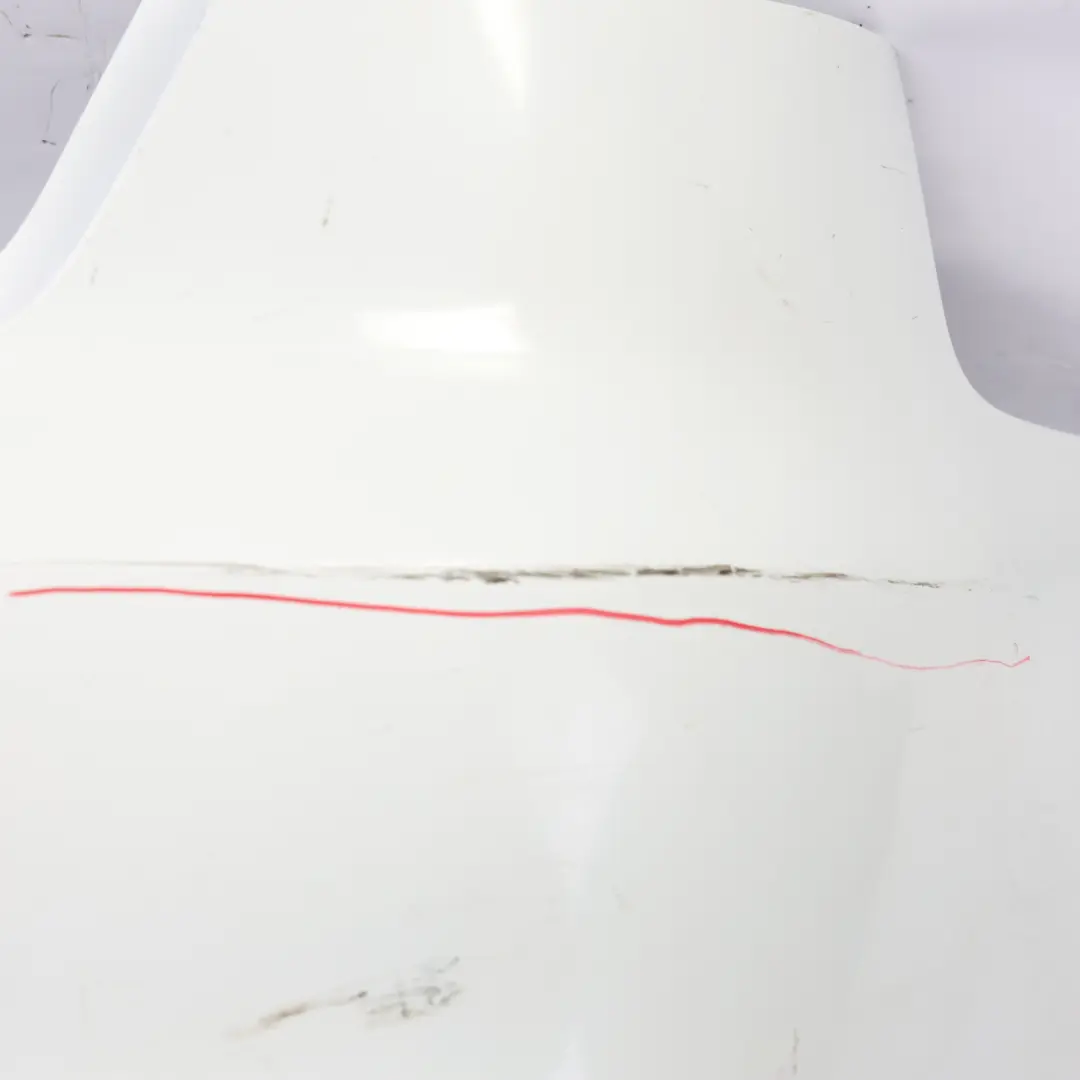 Audi A3 8V Rear Bumper Trim Panel Covering Glacier White Pearl - S9R