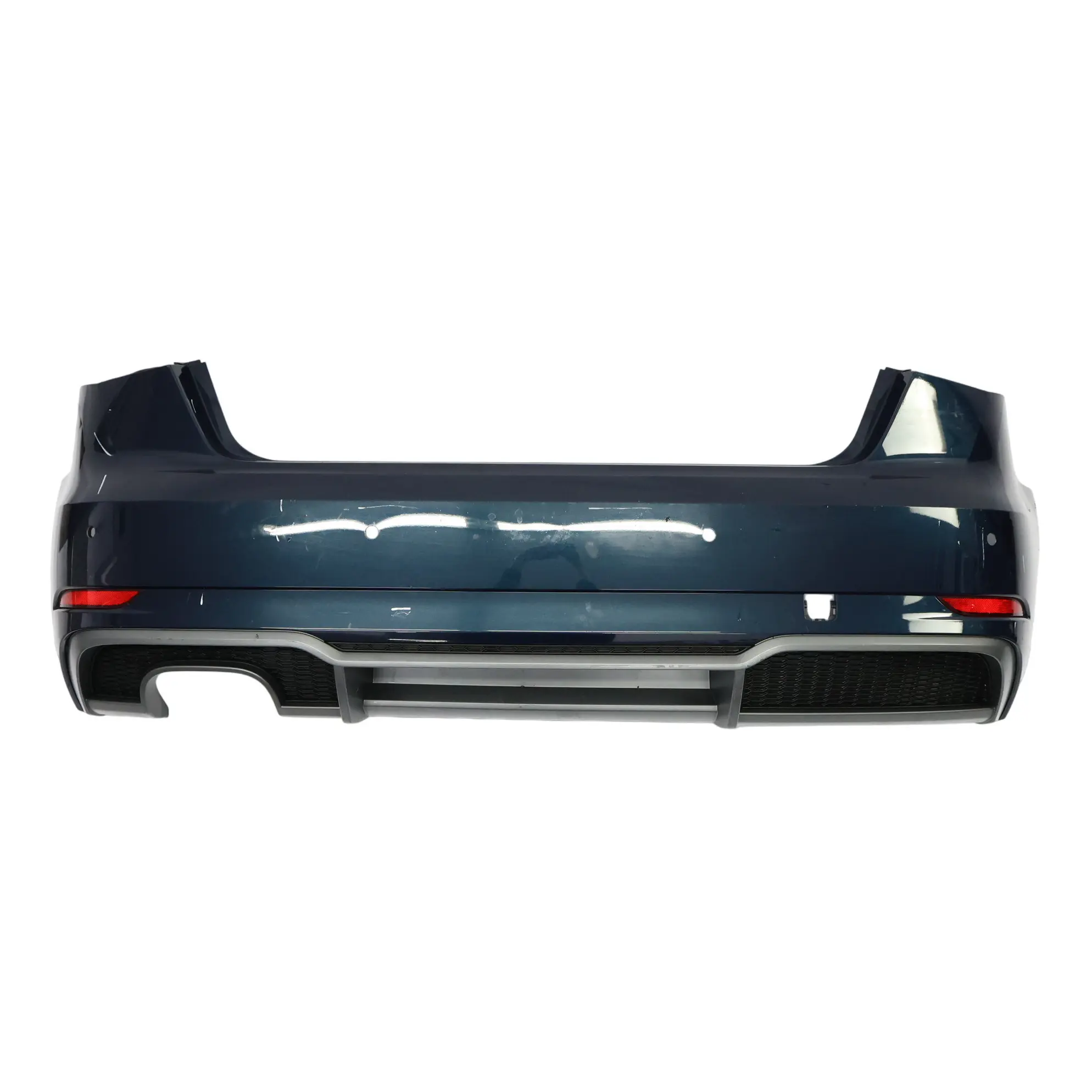 Audi A3 8V Rear Bumper Trim Panel Covering Cosmos Blue Metallic - X5E