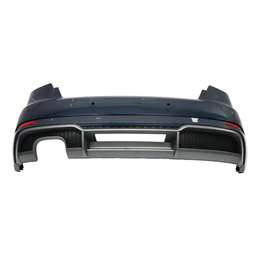 Audi A3 8V Rear Bumper Trim Panel Covering Cosmos Blue Metallic - X5E