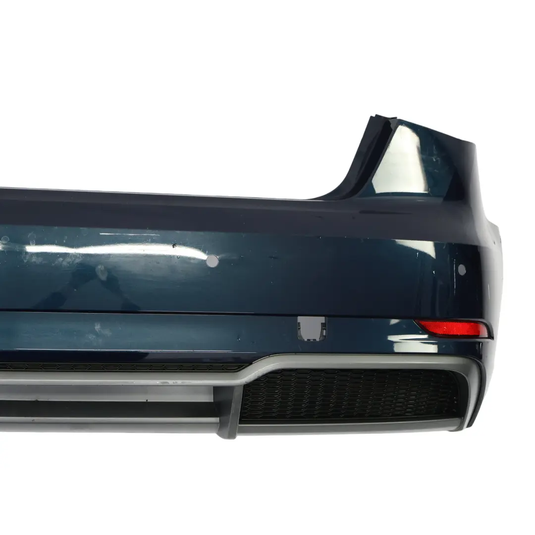 Audi A3 8V Rear Bumper Trim Panel Covering Cosmos Blue Metallic - X5E