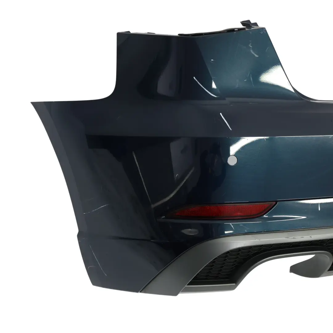 Audi A3 8V Rear Bumper Trim Panel Covering Cosmos Blue Metallic - X5E