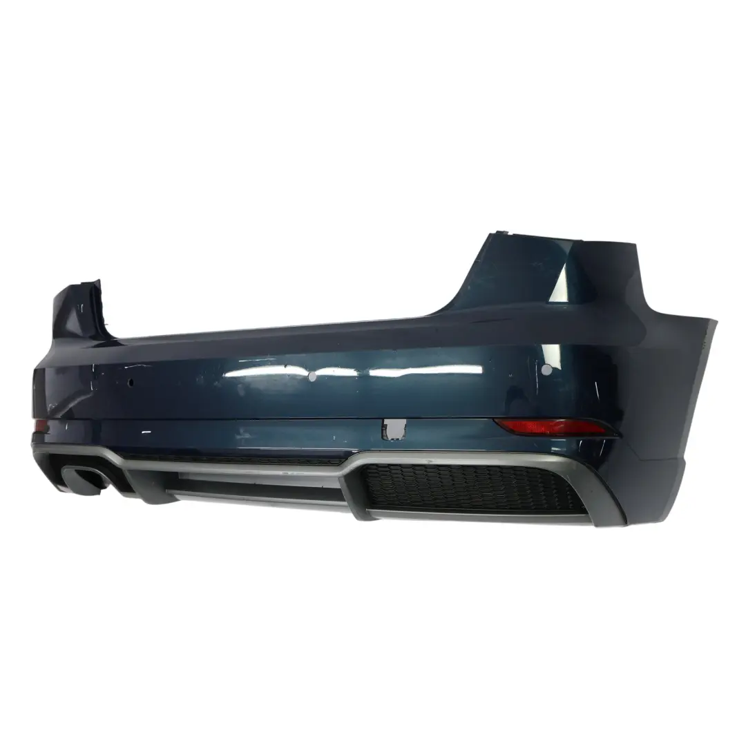 Audi A3 8V Rear Bumper Trim Panel Covering Cosmos Blue Metallic - X5E