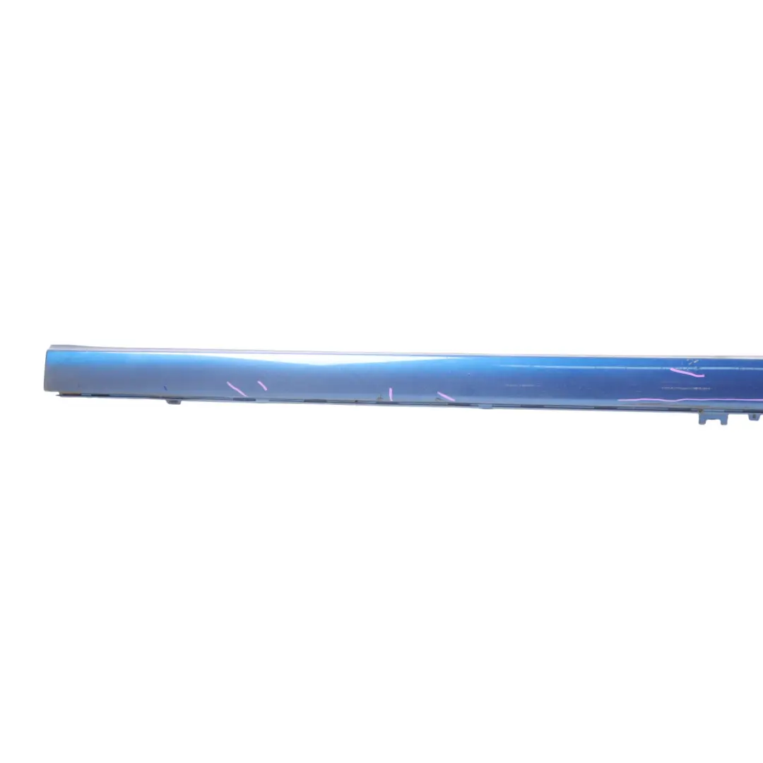 Audi A3 S3 8V Hatchback Side Skirt Left N/S Sill Cover Sepang Blue Pearl - Y5Q