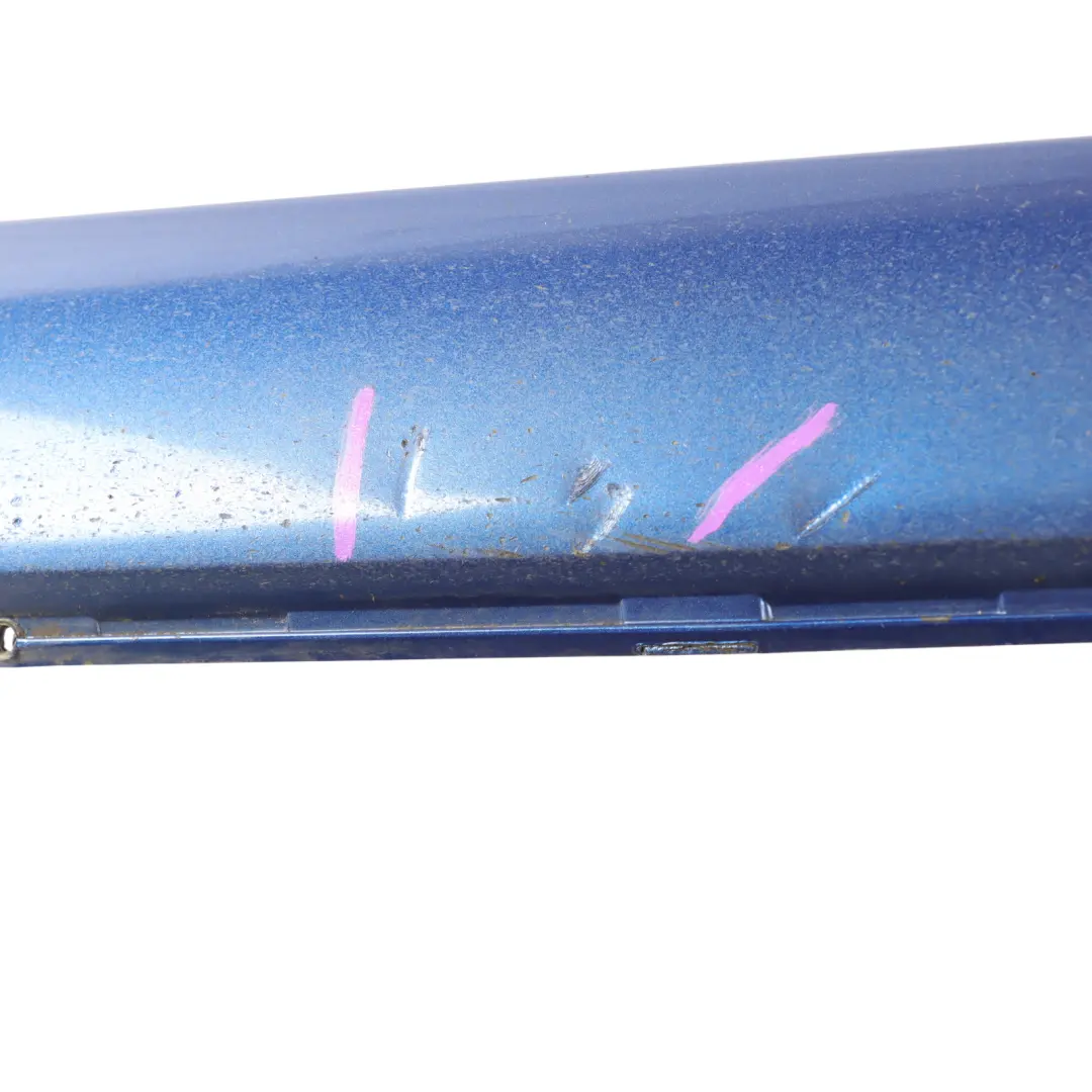Audi S3 8V Hatchback Side Skirt Right O/S Sill Cover Sepang Blue Pearl - Y5Q
