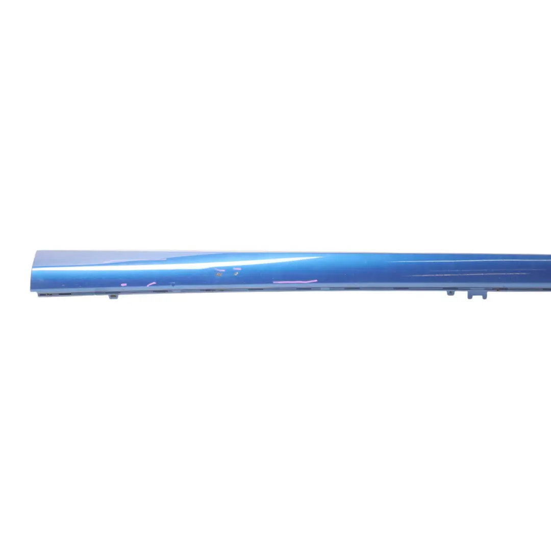 Audi S3 8V Hatchback Side Skirt Right O/S Sill Cover Sepang Blue Pearl - Y5Q