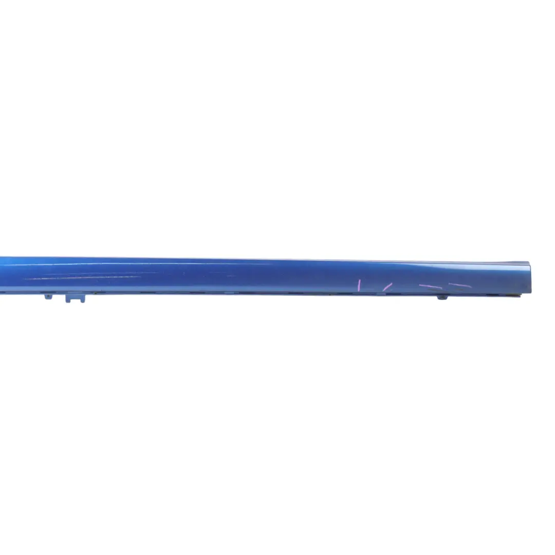 Audi S3 8V Hatchback Side Skirt Right O/S Sill Cover Sepang Blue Pearl - Y5Q