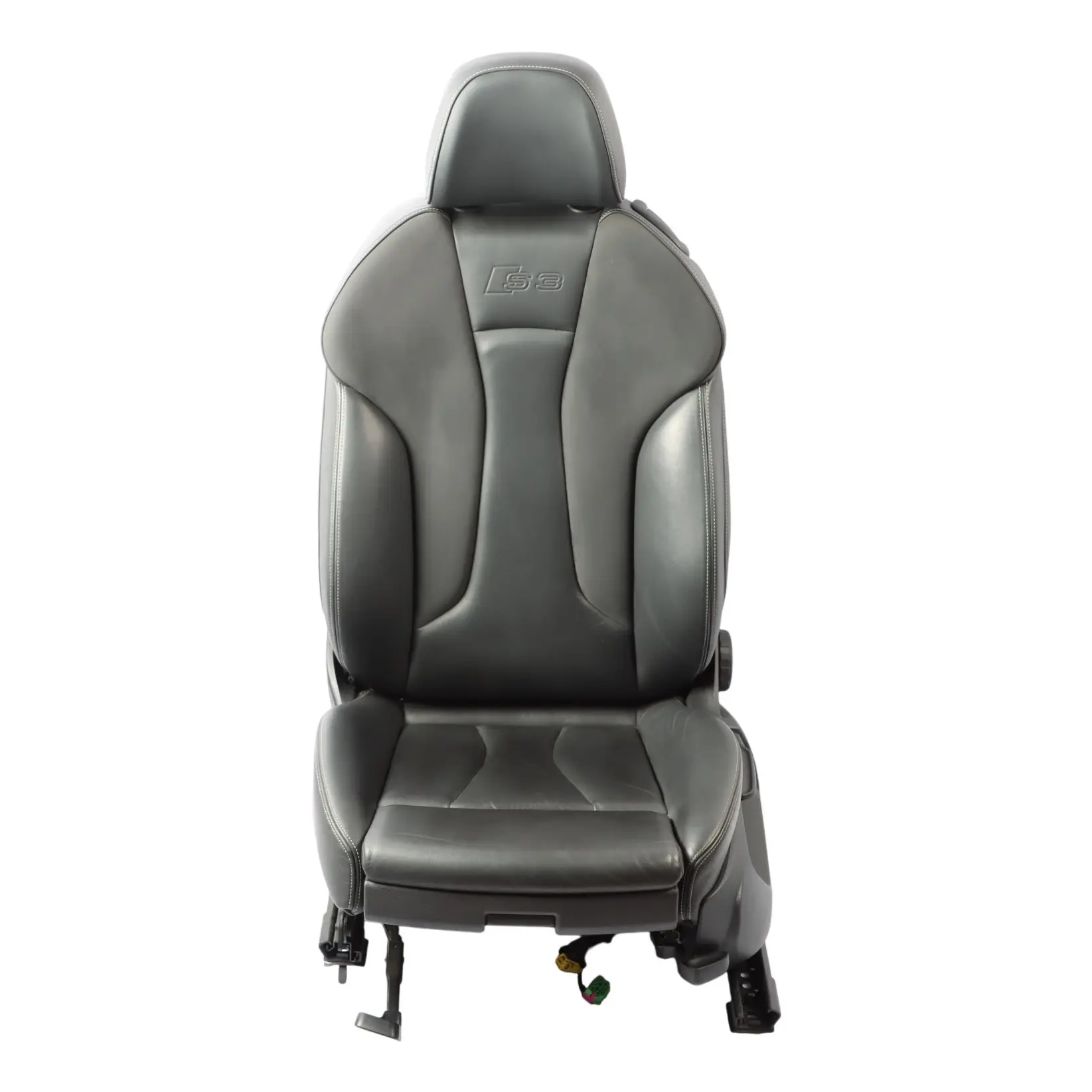 Audi A3 S3 8V 3 Door Seat Front Left N/S Interior Heated Leather Black