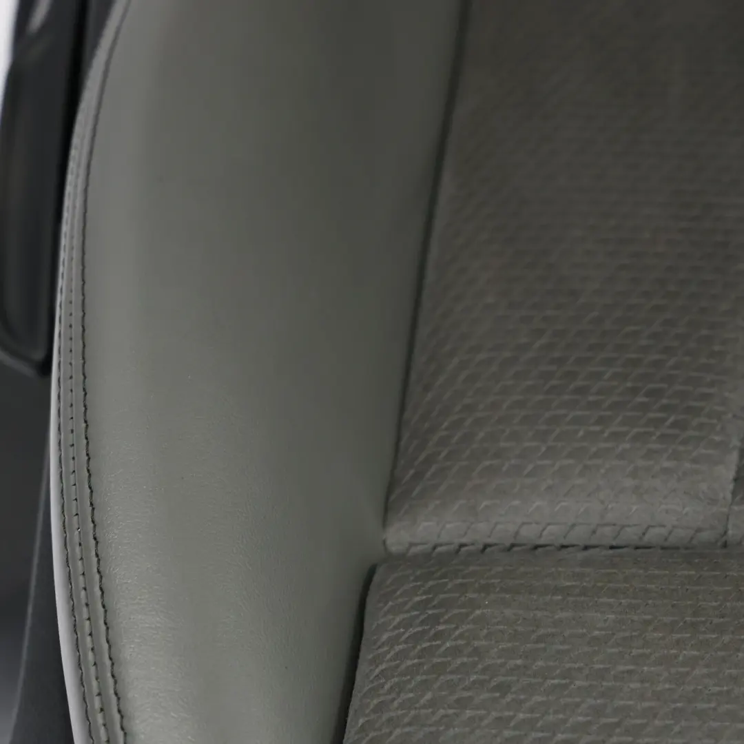 Audi A3 8V Seat Front 3D S-Line Cloth Leather Heated Right O/S Silver Black