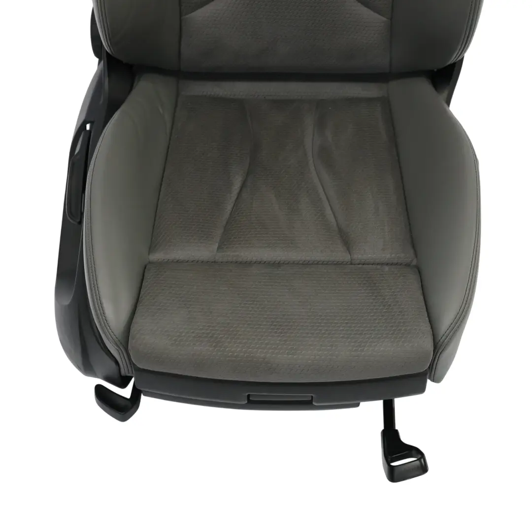 Audi A3 8V Seat Front 3D S-Line Cloth Leather Heated Right O/S Silver Black