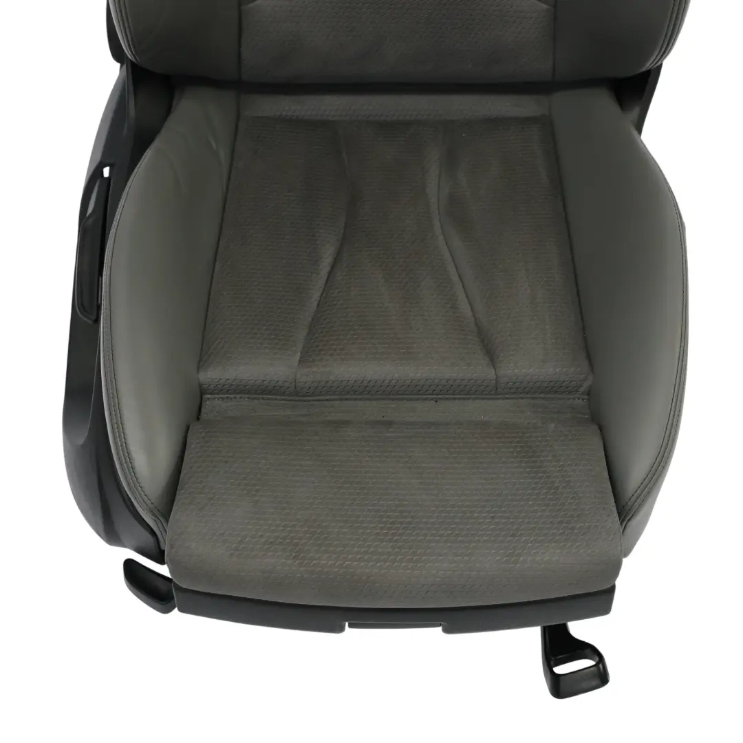 Audi A3 8V Seat Front 3D S-Line Cloth Leather Heated Right O/S Silver Black
