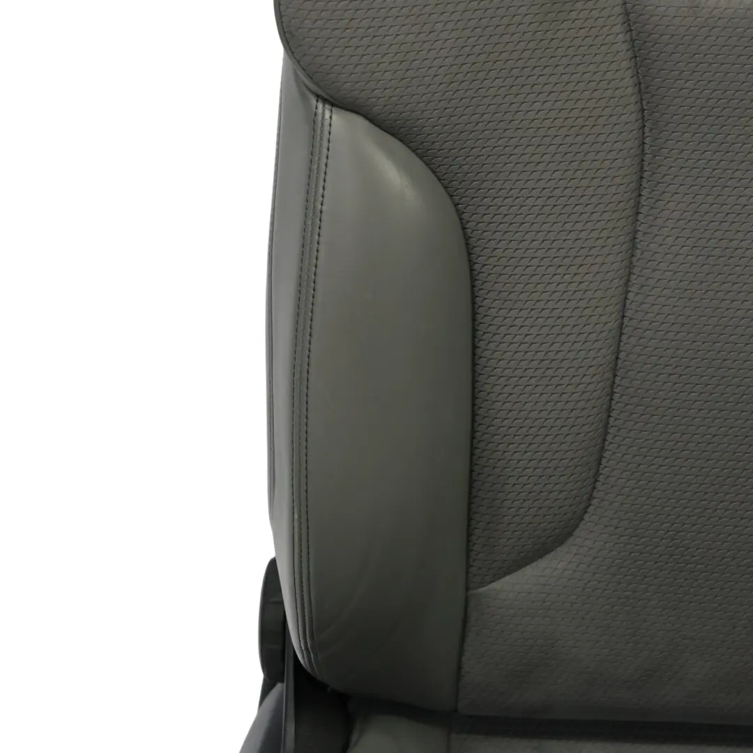 Audi A3 8V Seat Front 3D S-Line Cloth Leather Heated Right O/S Silver Black