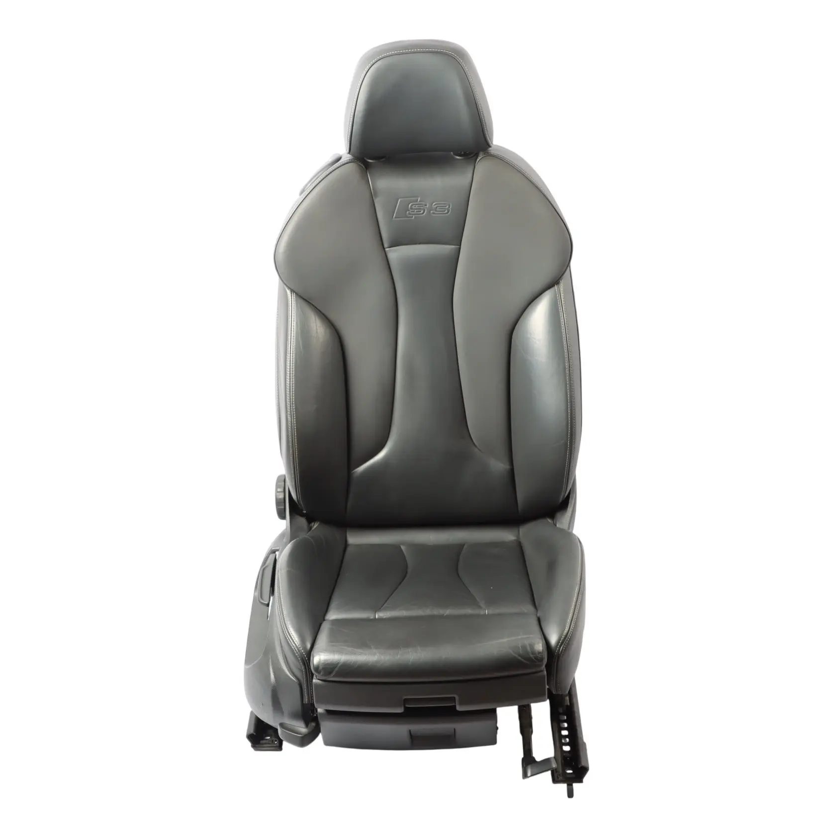 Audi A3 S3 8V 3 Door Seat Front Right O/S Interior Heated Leather Black