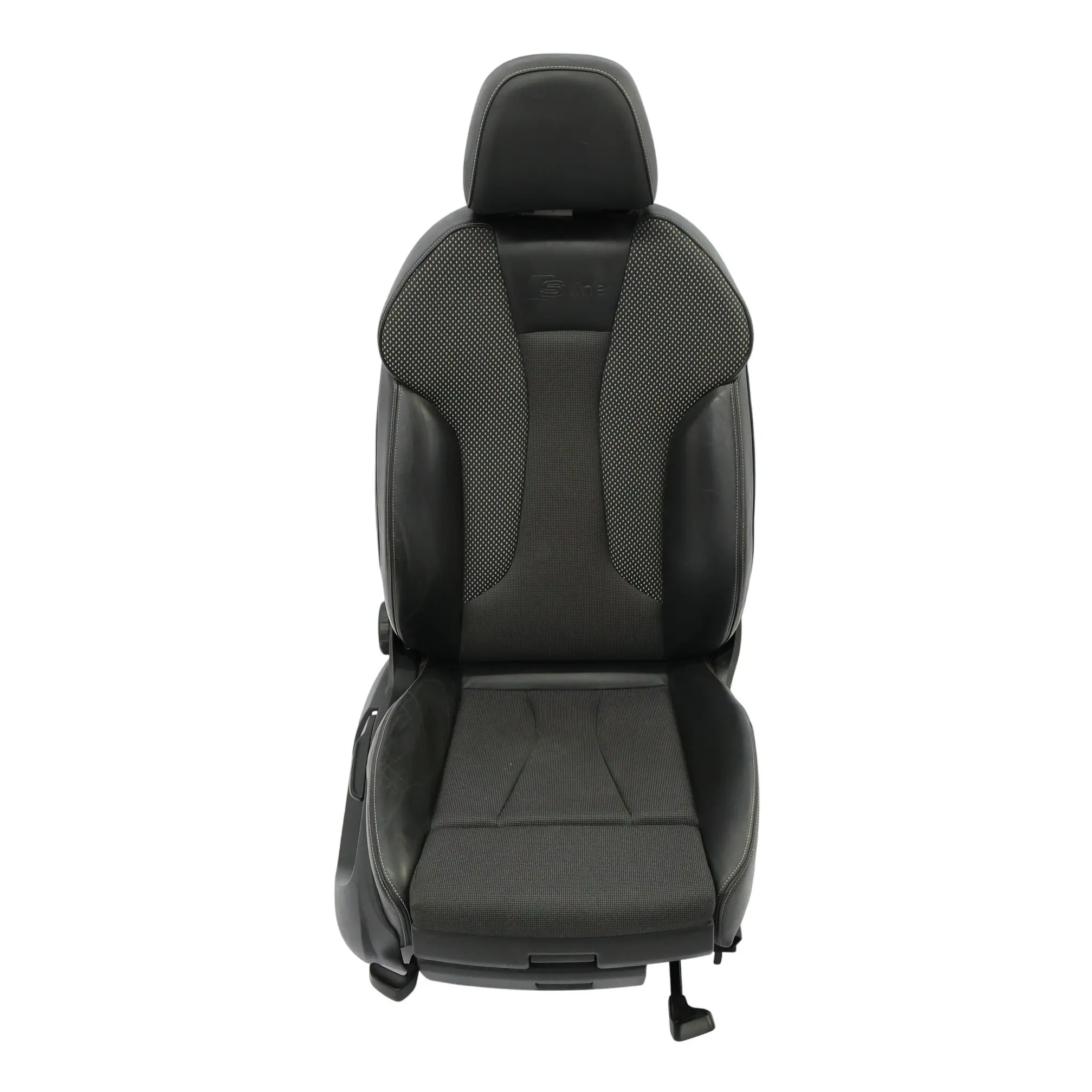 Audi A3 8V Sportback Sport Seat Front Right O/S Heated Half Leather Black