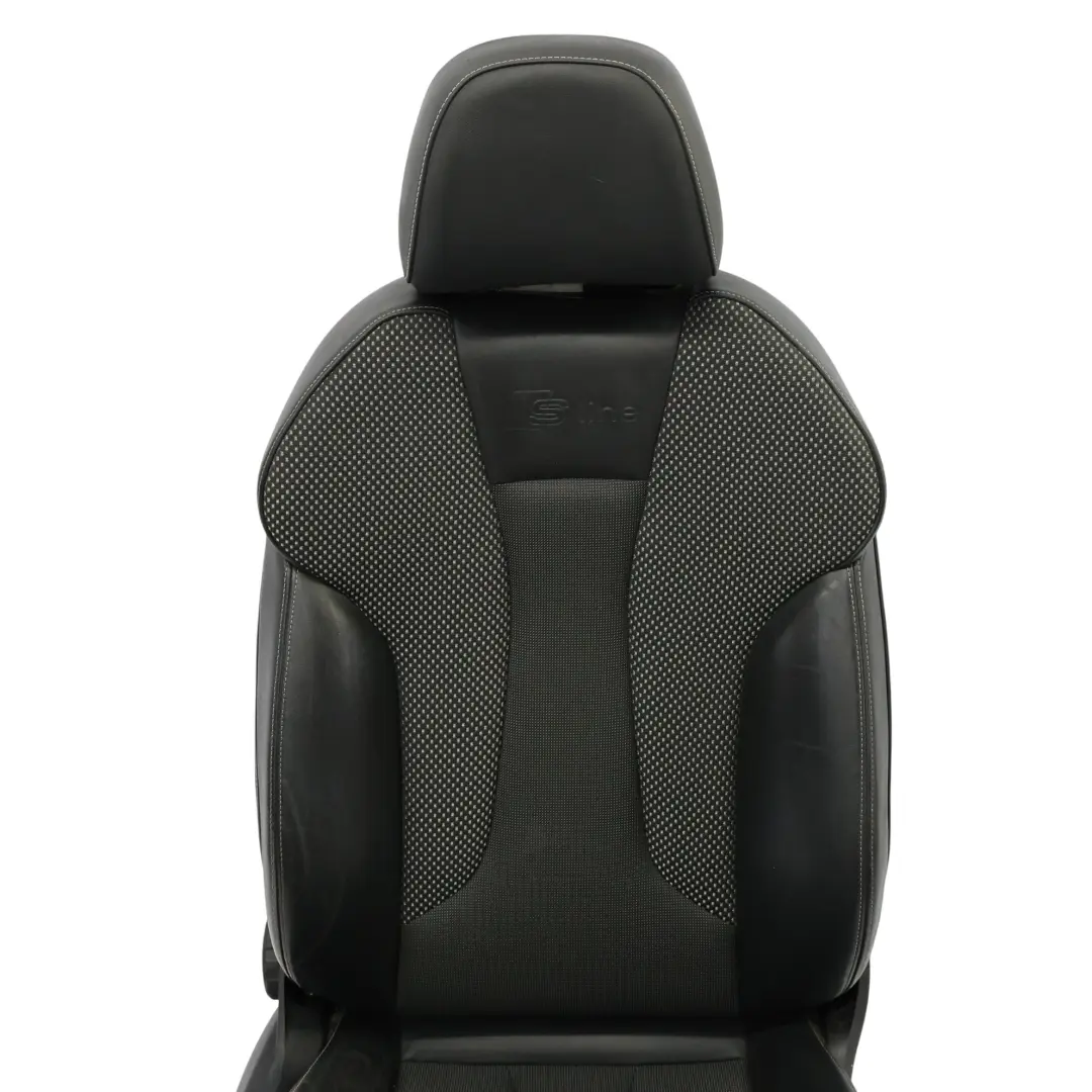 Audi A3 8V Sportback Sport Seat Front Right O/S Heated Half Leather Black