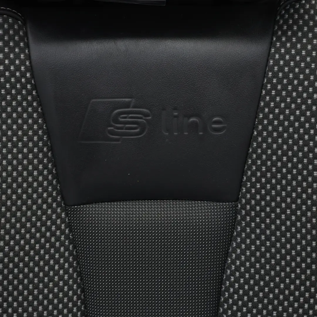 Audi A3 8V Sportback Sport Seat Front Right O/S Heated Half Leather Black