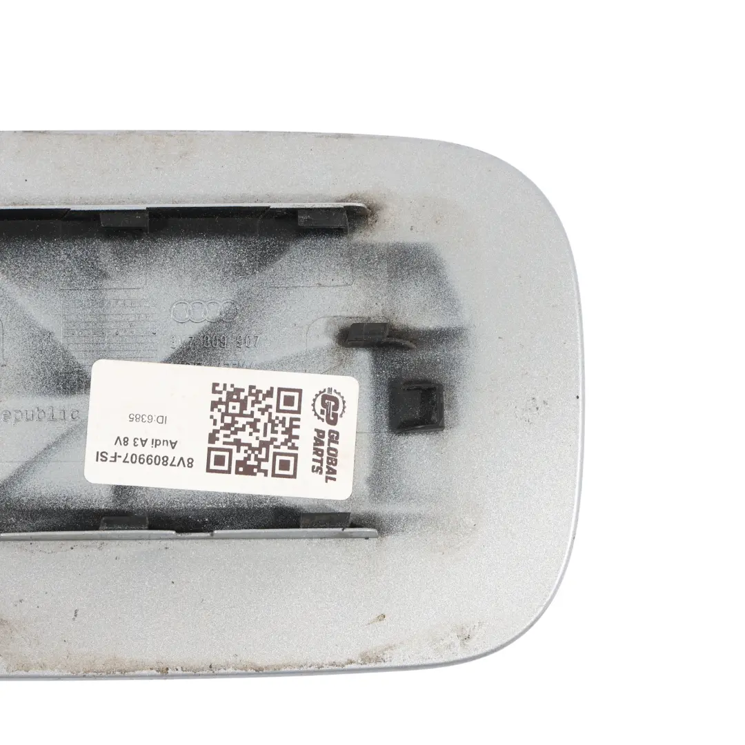 Audi A3 8V Carbio Kraft Stofftank Klappe Deckel Folie Silber - Z7G 8V7809907