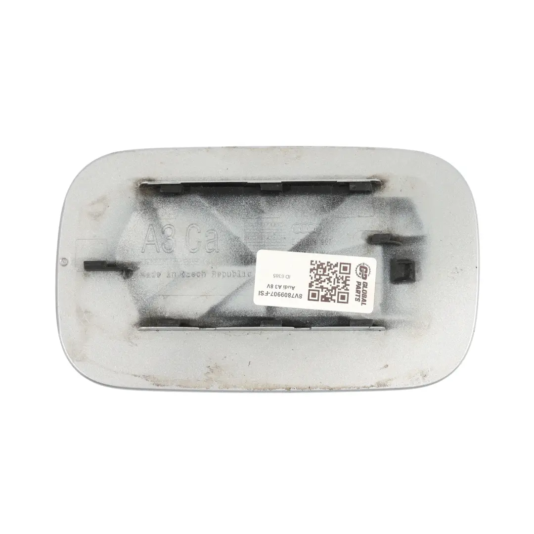 Audi A3 8V Carbio Kraft Stofftank Klappe Deckel Folie Silber - Z7G 8V7809907