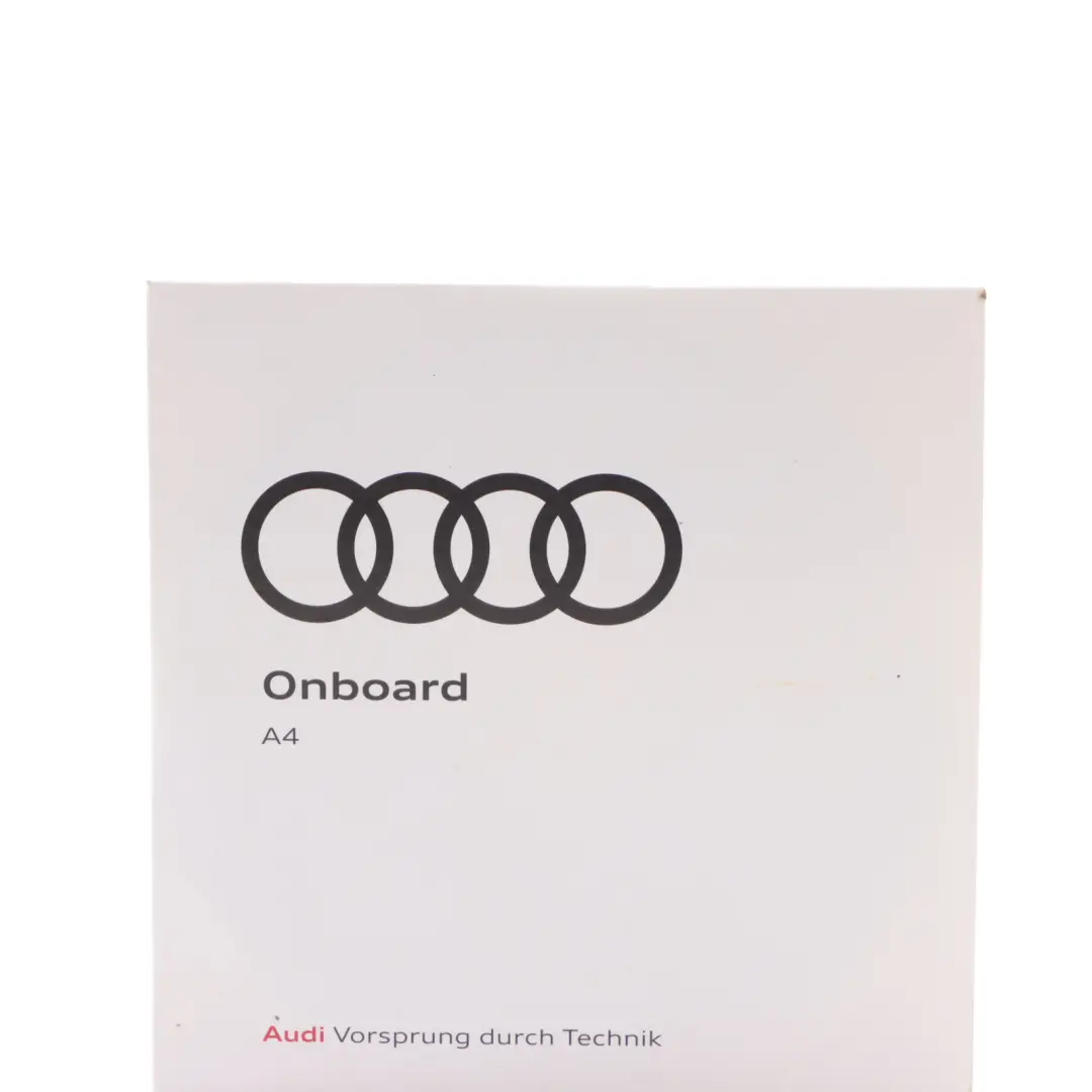 Audi A4 B9 Onboard Manual Owner's Handbook CD Disc 8W0012788QH