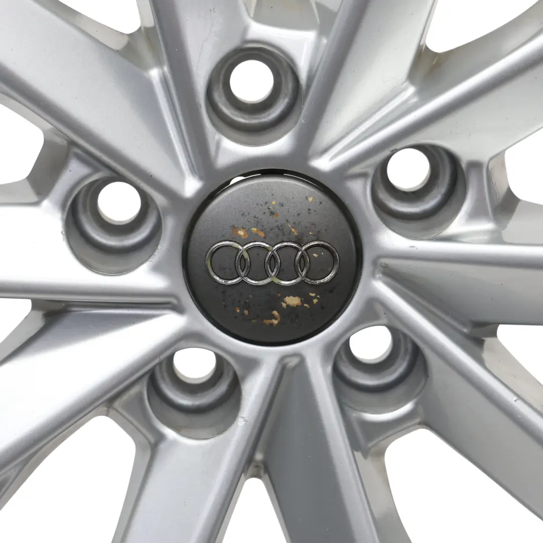 Audi A4 B9 8W Silver Wheel Alloy Rim 17" 7J ET:38 10-Spoke 8W0601025L