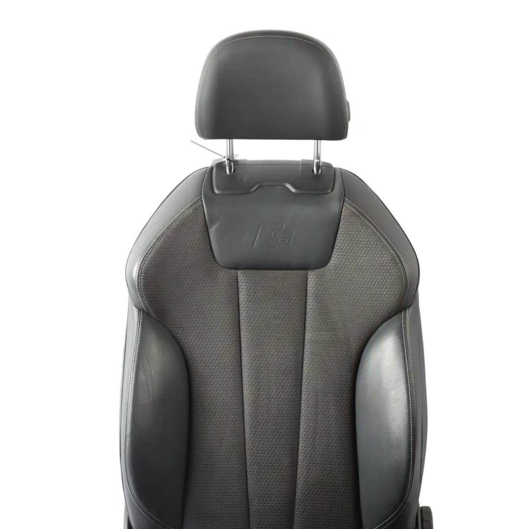Audi A4 B9 S-Line Sport Front Seat Heated Left N/S Alcantara Leather Black