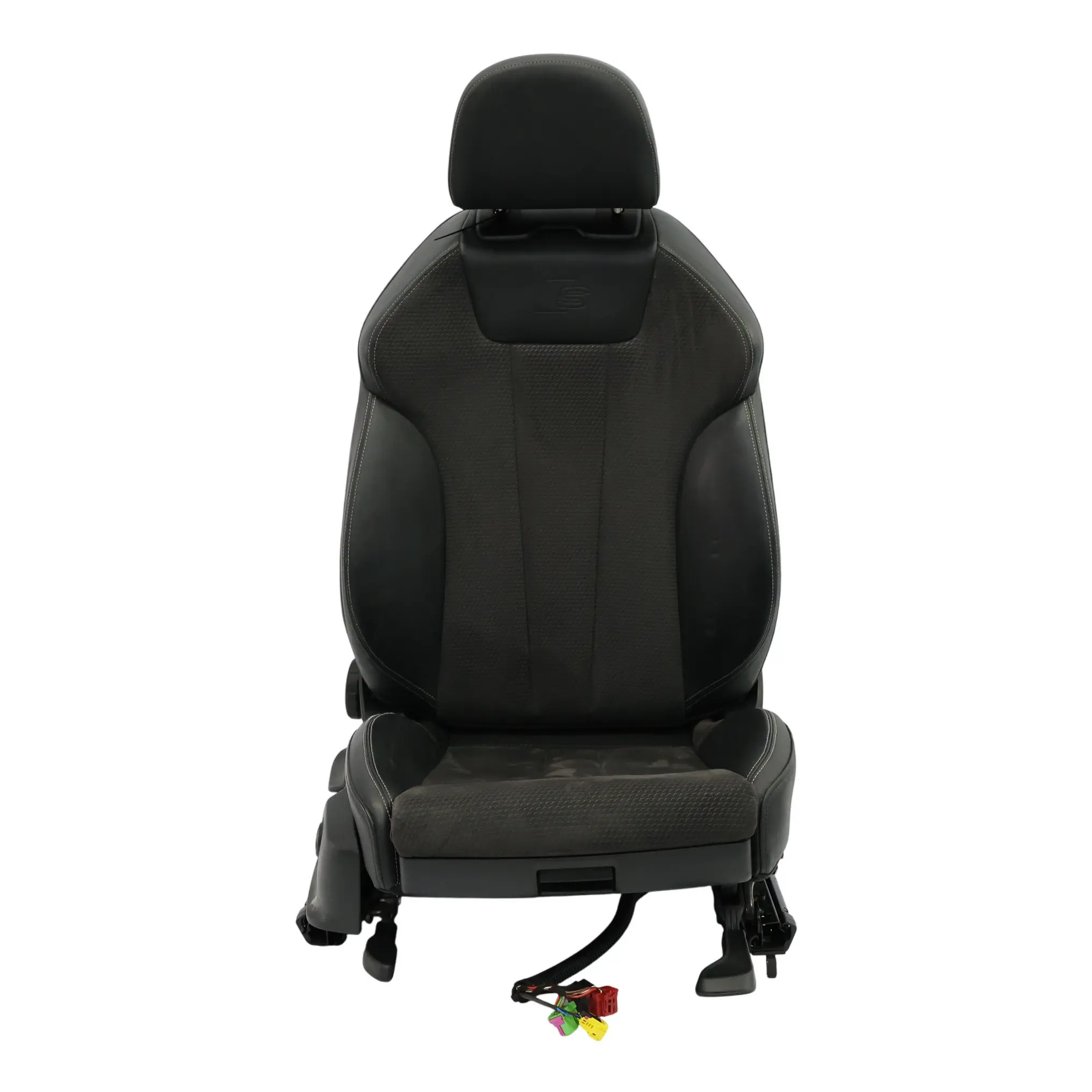 Audi A5 F5 Asiento Deportivo Delantero Derecho Calefacción Cuero Alcantara Negro