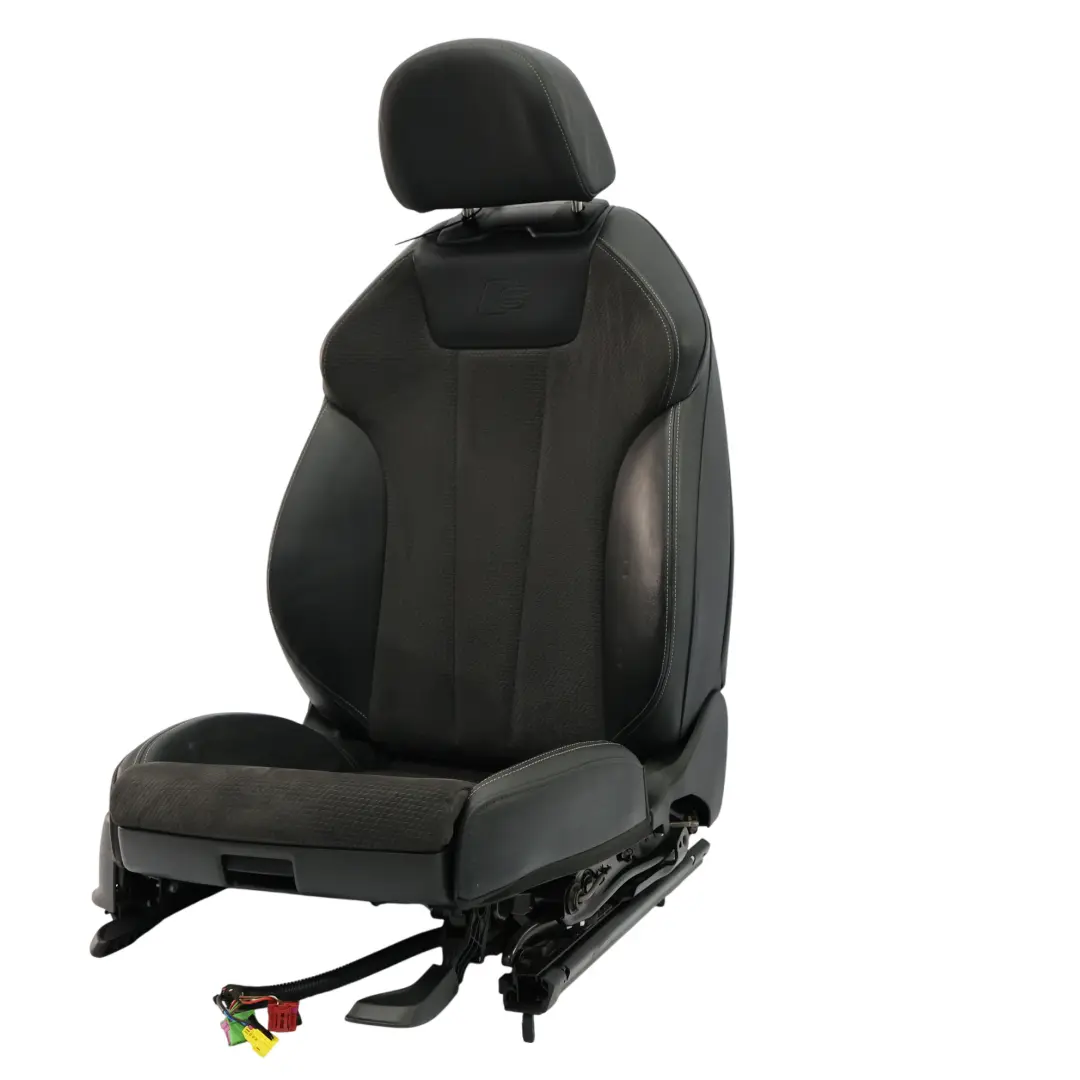 Audi A5 F5 Asiento Deportivo Delantero Derecho Calefacción Cuero Alcantara Negro