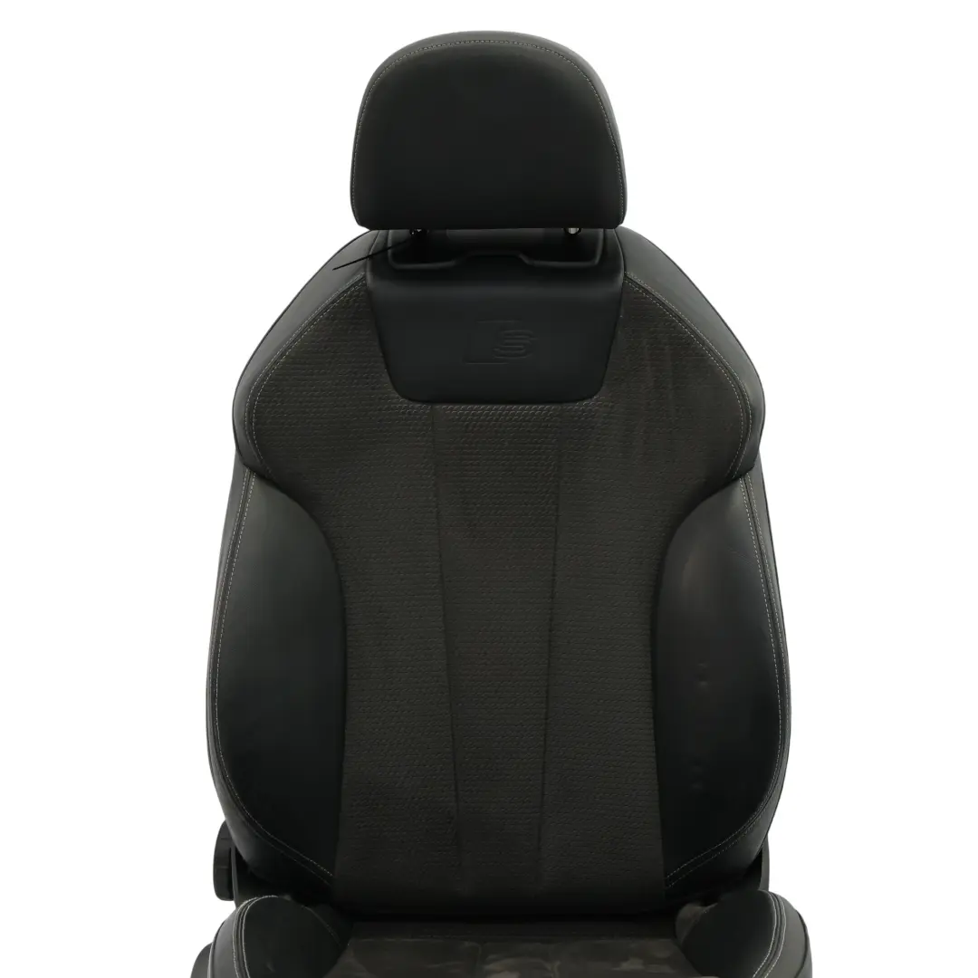 Audi A5 F5 Asiento Deportivo Delantero Derecho Calefacción Cuero Alcantara Negro