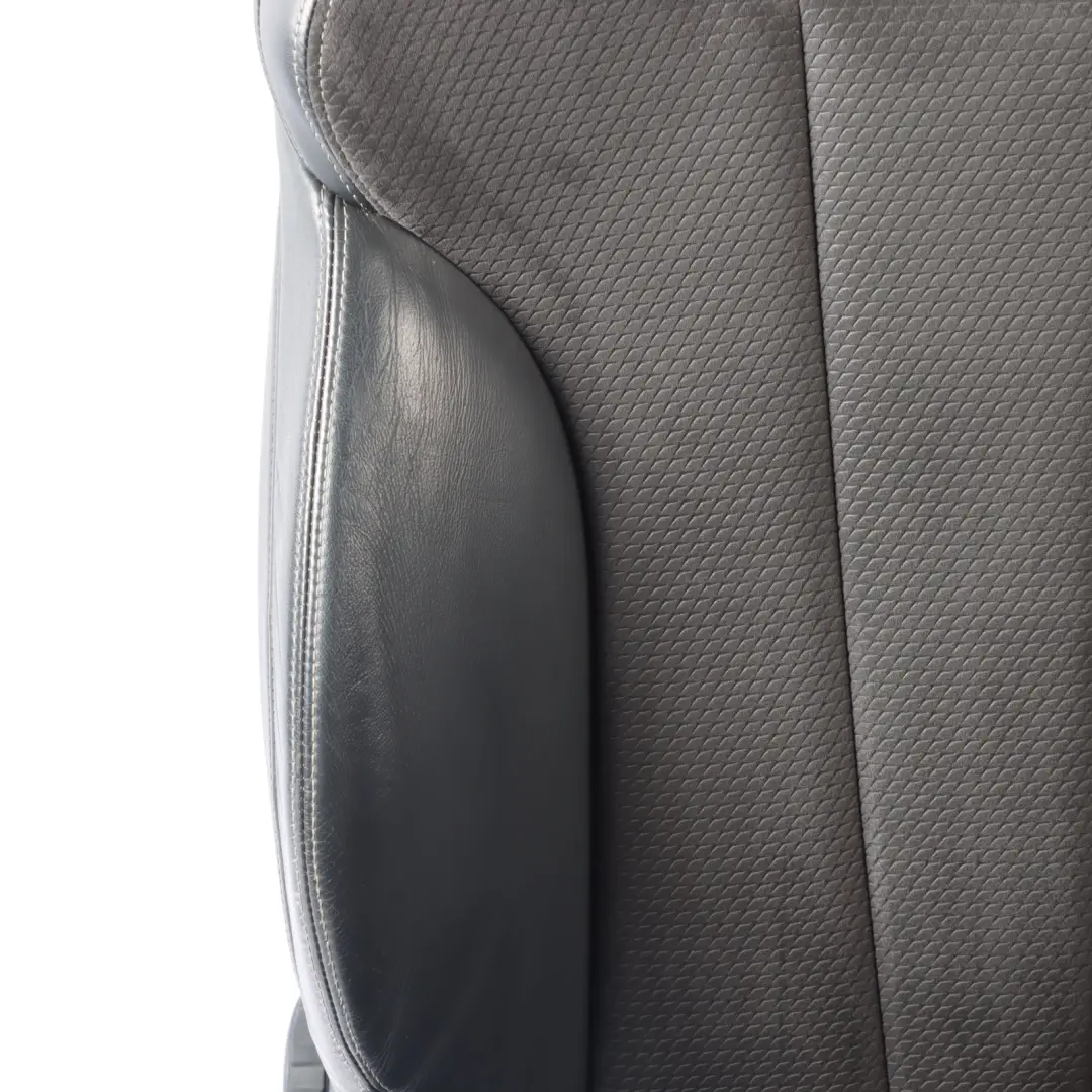 Audi A4 B9 S-Line Sport Front Seat Heated Right O/S Alcantara Leather Black