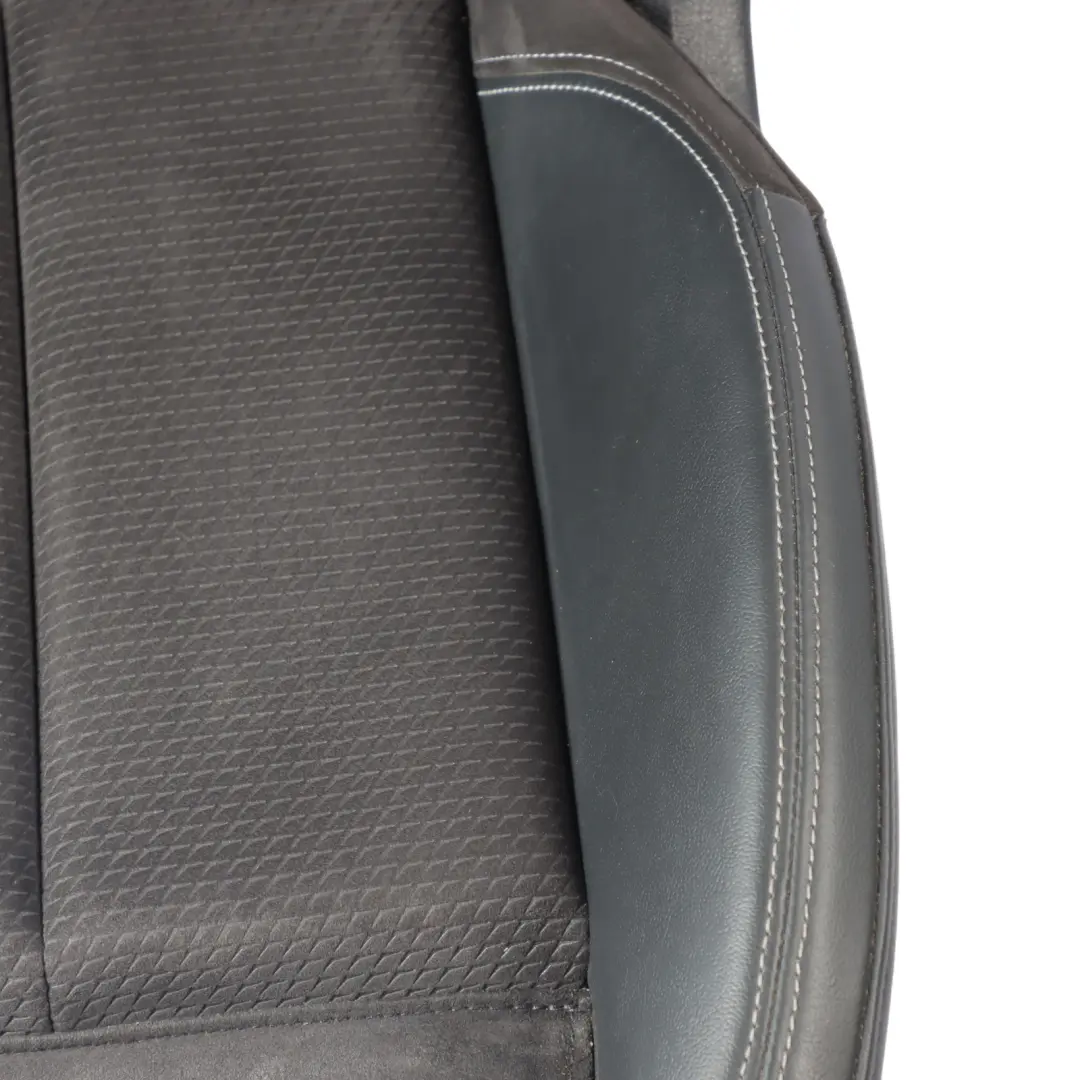 Audi A4 B9 S-Line Sport Front Seat Heated Right O/S Alcantara Leather Black