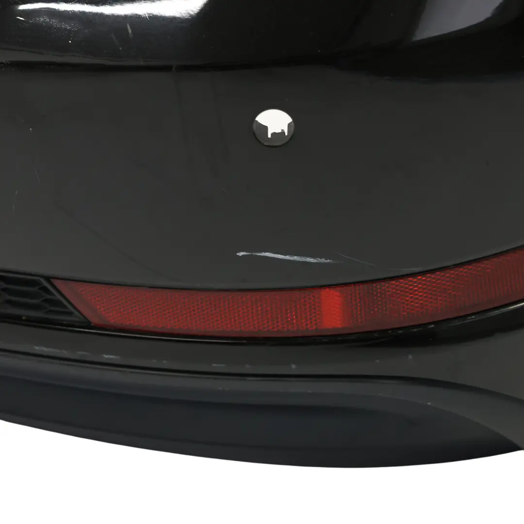 Audi A4 S4 B9 Rear Bumper Trim Panel Covering Brilliant Black Metallic - Y9B
