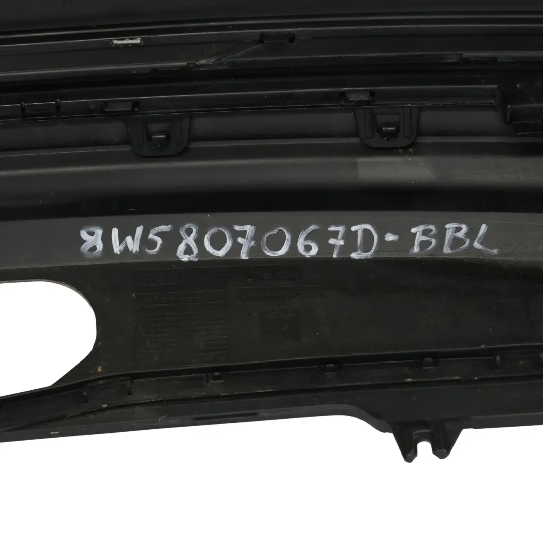 Audi A4 S4 B9 Rear Bumper Trim Panel Covering Brilliant Black Metallic - Y9B
