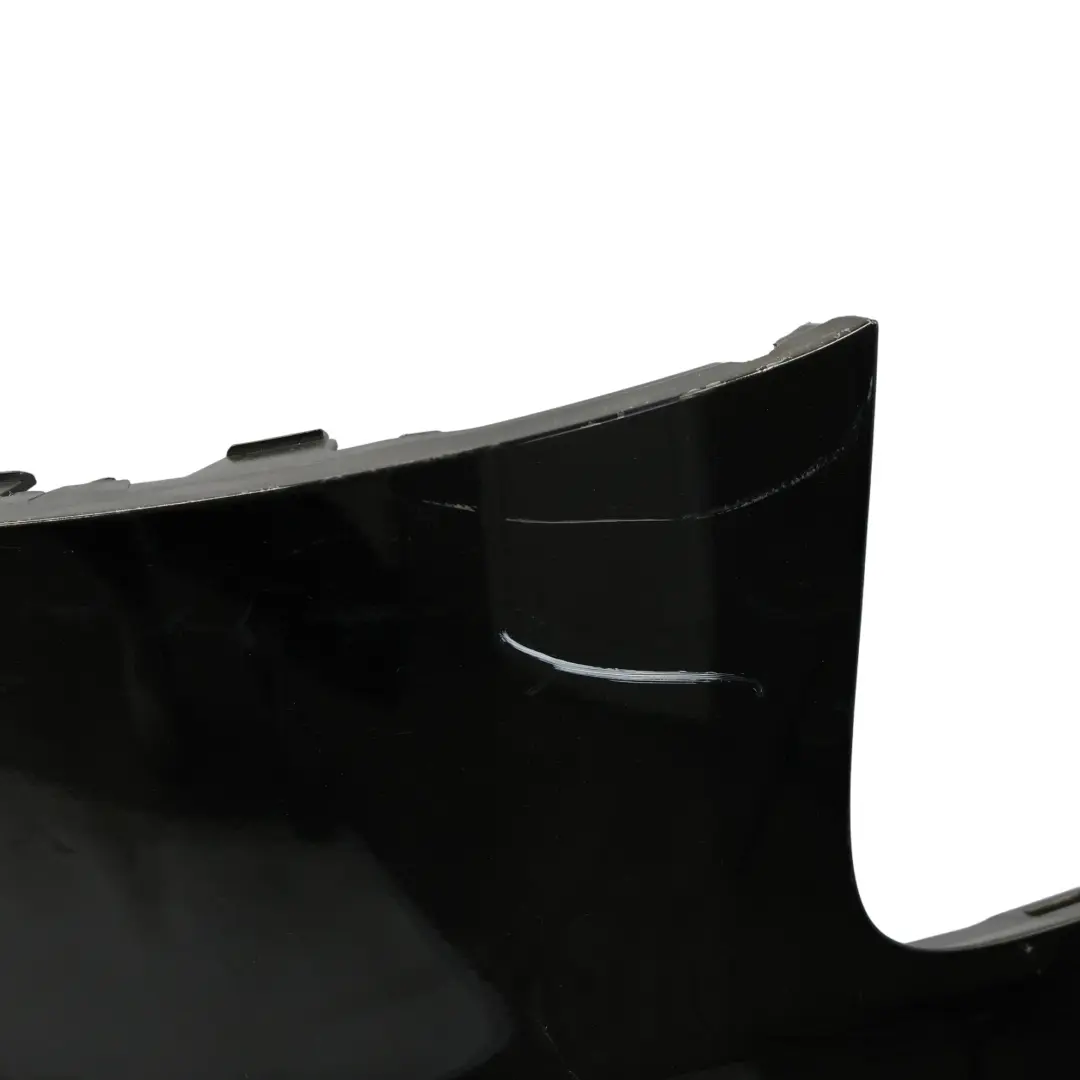 Audi A4 S4 B9 Rear Bumper Trim Panel Covering Brilliant Black Metallic - Y9B