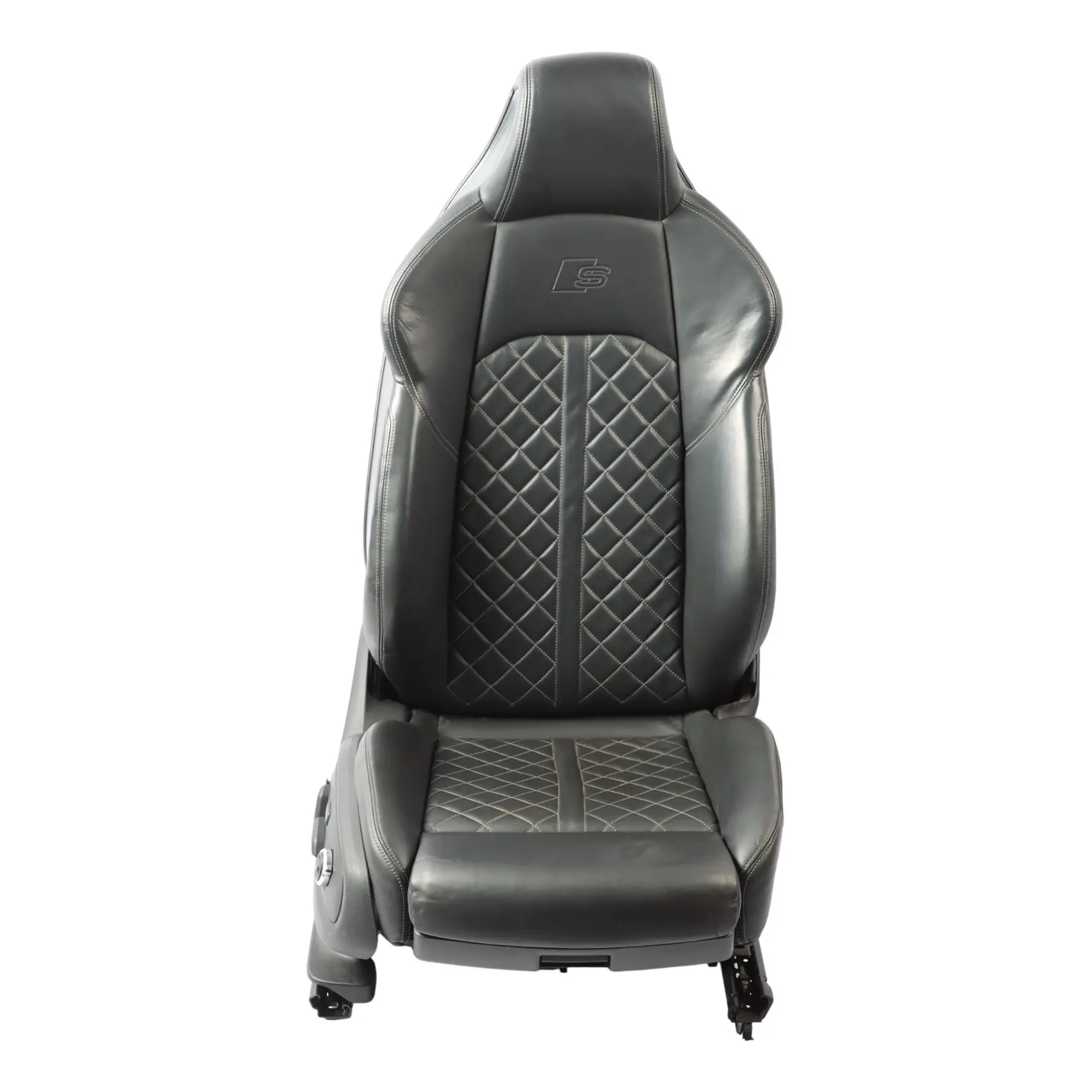 Audi A4 S4 B9 Sport Seat Front Right O/S Heated Massage Leather Soul Black