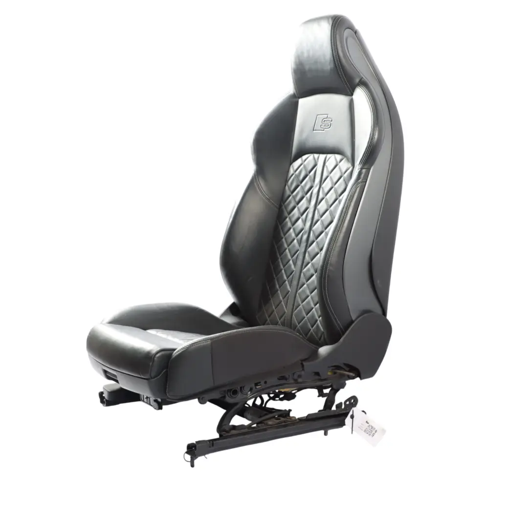 Audi A4 S4 B9 Sport Seat Front Right O/S Heated Massage Leather Soul Black