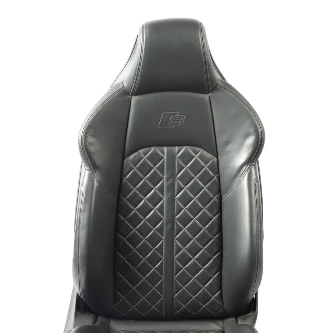 Audi A4 S4 B9 Sport Seat Front Right O/S Heated Massage Leather Soul Black