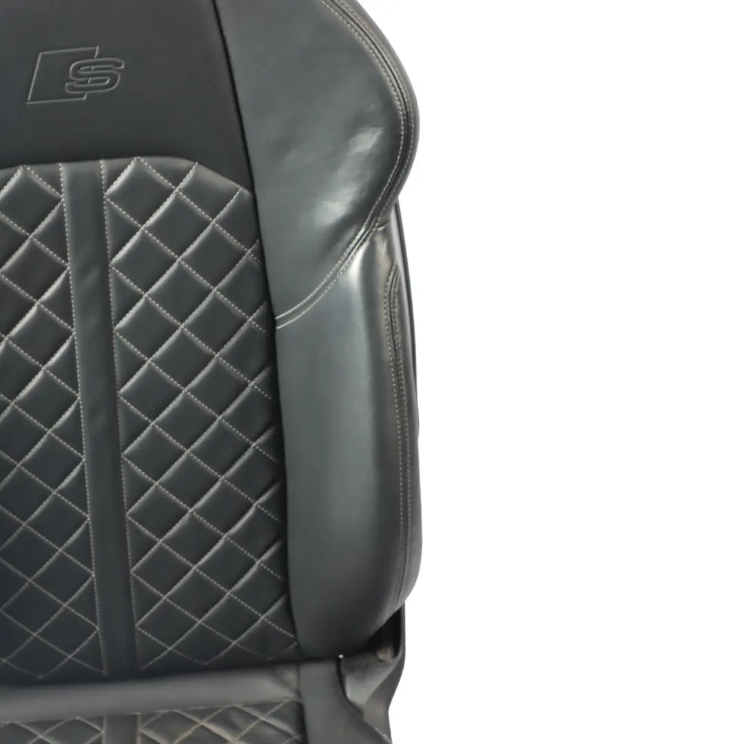 Audi A4 S4 B9 Sport Seat Front Right O/S Heated Massage Leather Soul Black