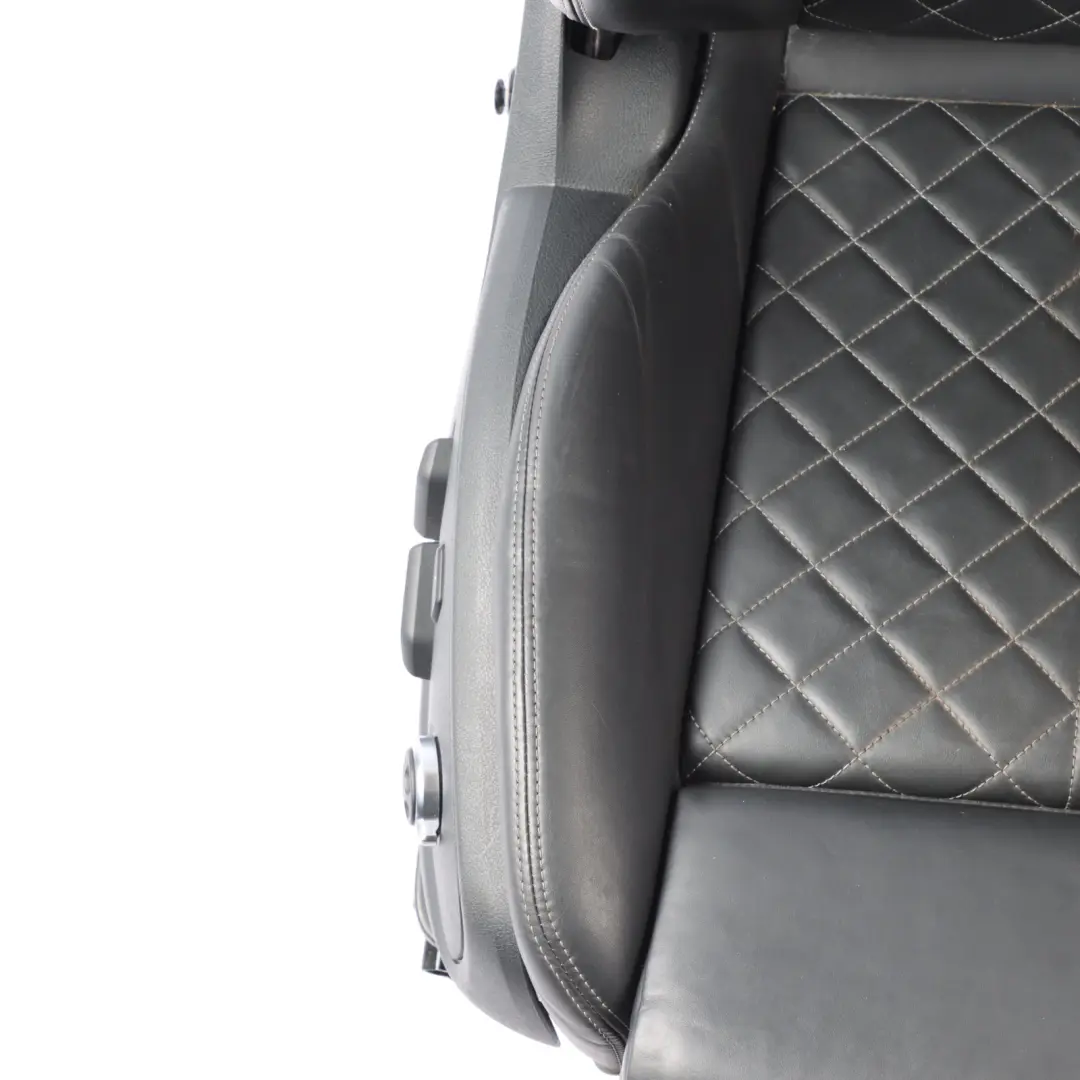 Audi A4 S4 B9 Sport Seat Front Right O/S Heated Massage Leather Soul Black