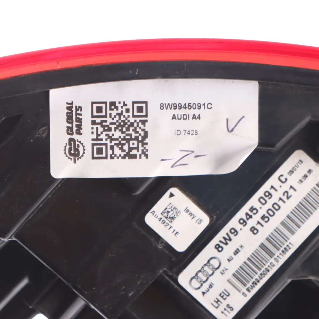 Audi A4 B9 Avant Tail Light Outer Rear Left N/S Lamp 8W9945091C