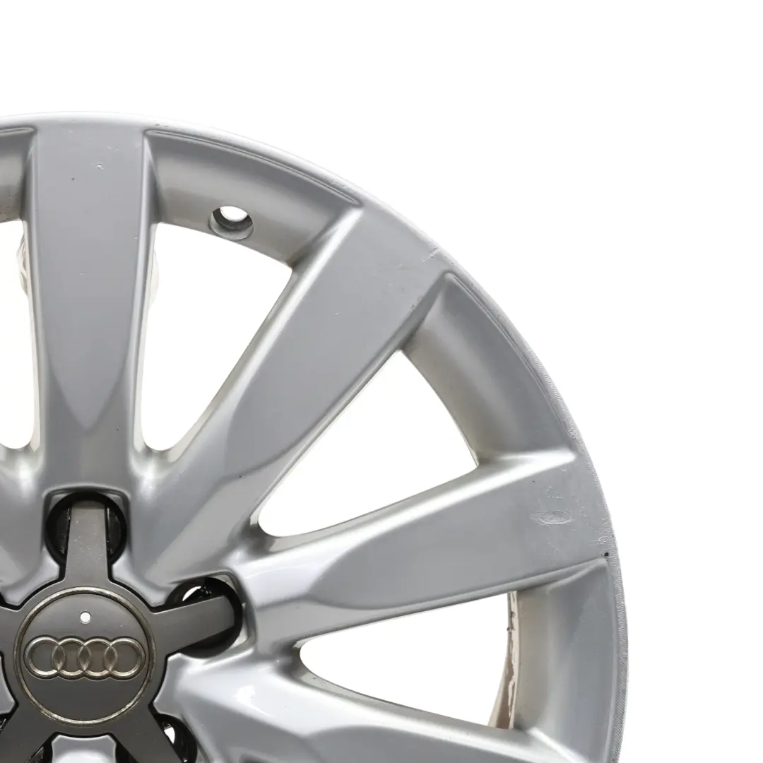 Audi A1 8X Srebrna Felga Aluminiowa 16" 7J ET34 10-Ramienna 8X0601025G