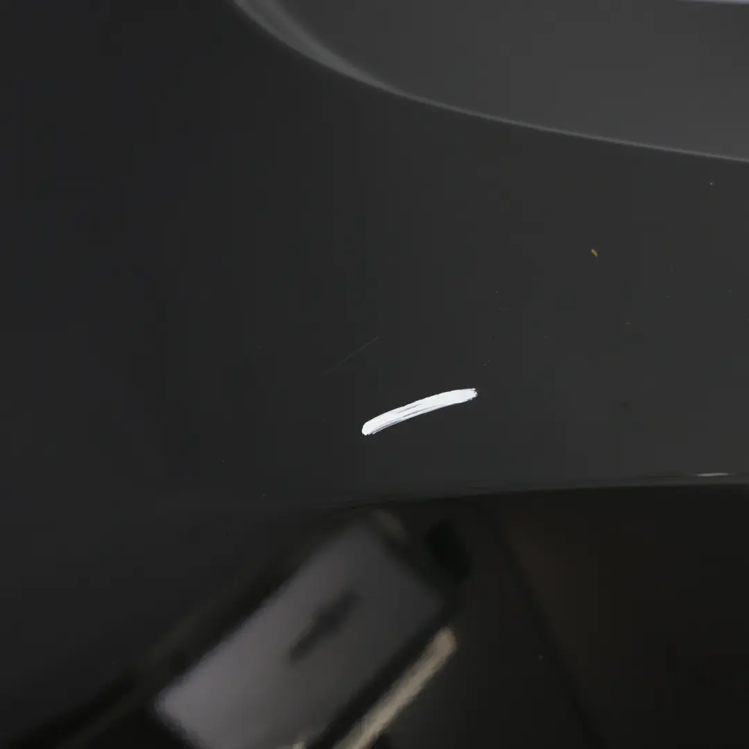 Audi A1 8X Rear Bumper Trim Panel Covering Brilliant Black Metallic - Y9B