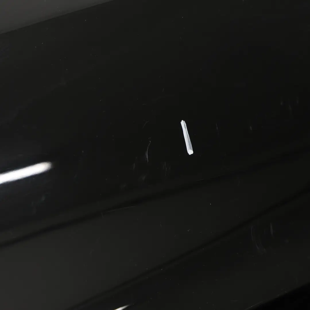 Audi A1 8X Rear Bumper Trim Panel Covering Brilliant Black Metallic - Y9B