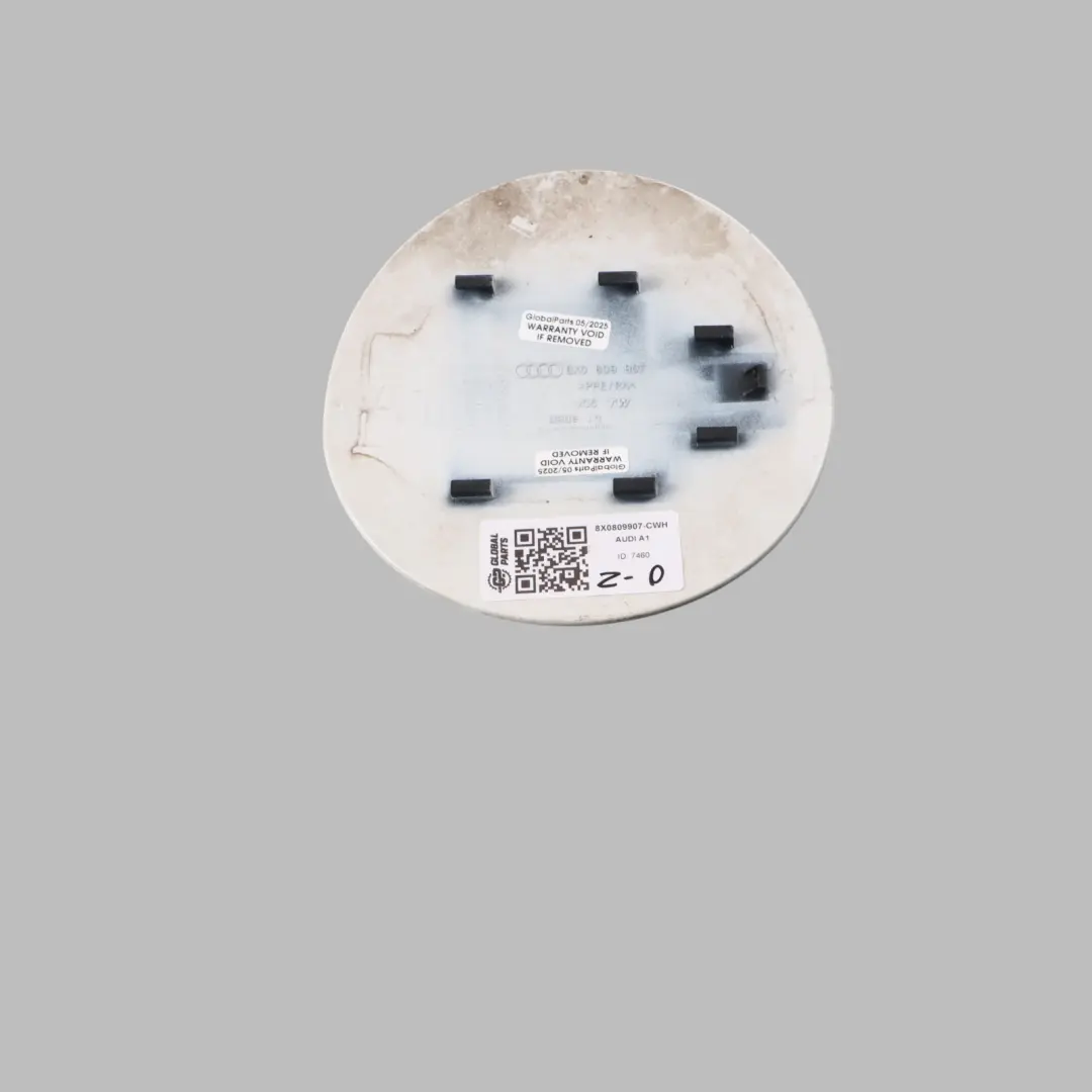 Audi A1 8X Fuel Fill In Flap Cap Covering Panel Cortina White - B9A 8X0809907
