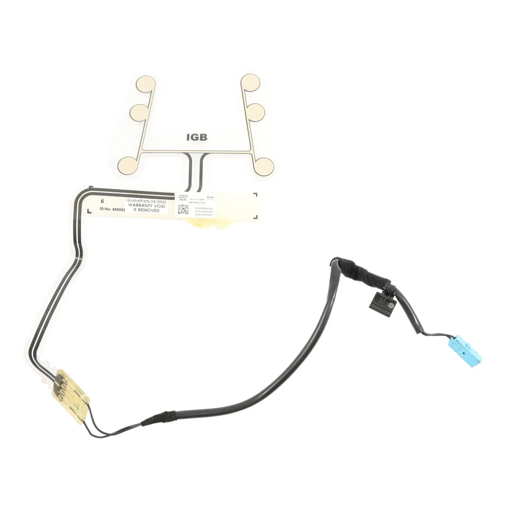 Audi A1 8X Belegung Matte Beifahrer Sitz Sensor Steuergerät 8X0963553